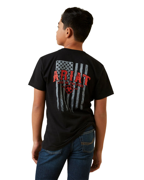 Ariat Boys' Western Vertical Flag T-Shirt