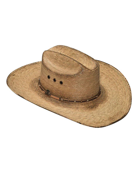 Western Hat! Black Wrangler Shantung Panama Traditional Western Hat (Small)  at  Men's Clothing store: Cowboy Hats