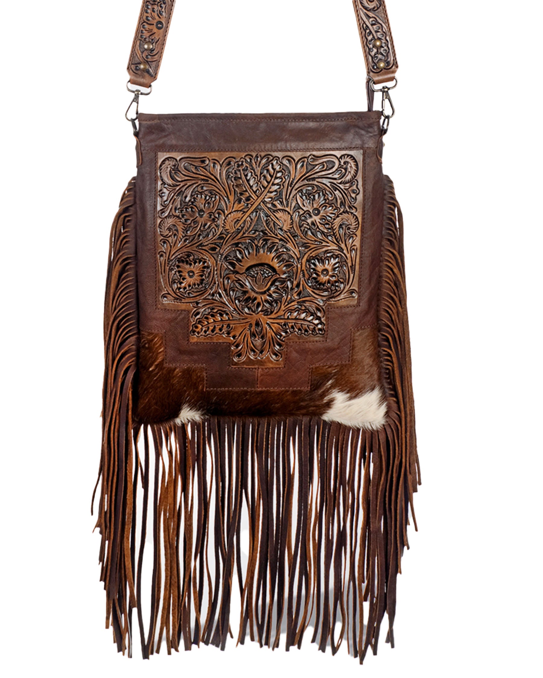 Genuine Brazilian orders leather fringe Crossbody