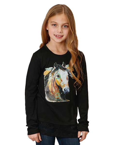 Girls' REAL Ropey Rose Shirt – Skip's Western Outfitters