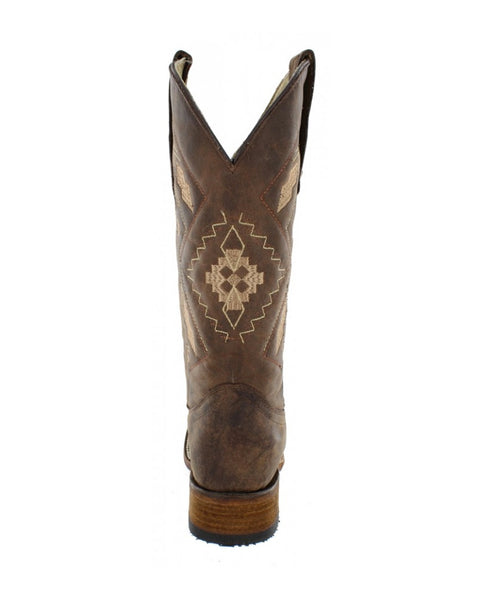 Lucchese Leather Western Cowboy Boots Mens - Ruby Lane