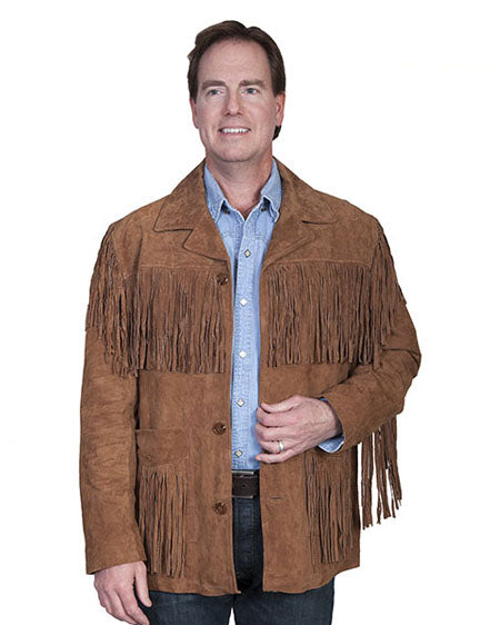 Men's Suede Fringe Jacket