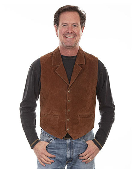 Men's Suede Vest