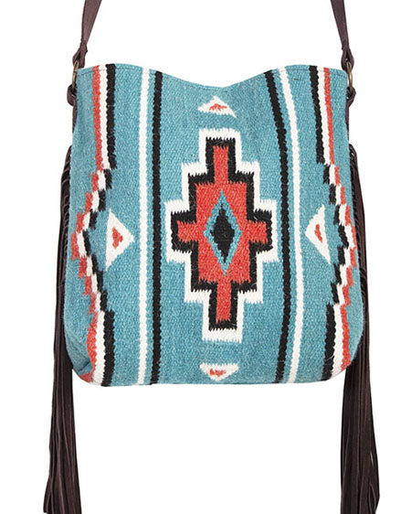 B316 - Southwest Wool Shoulder Bag