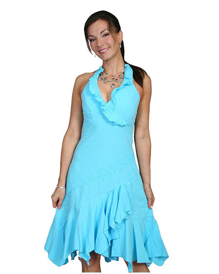 Women's Peruvian Cotton Halter Dress