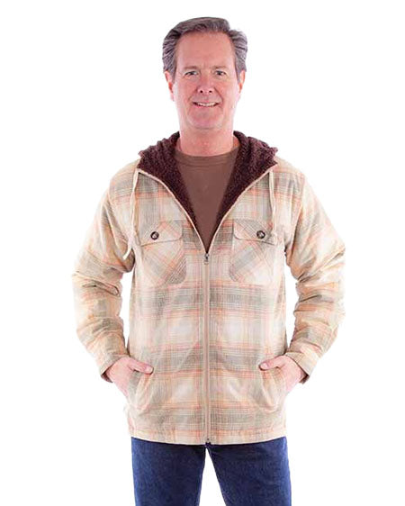 Men's Sherpa Lined Corduroy Hoodie