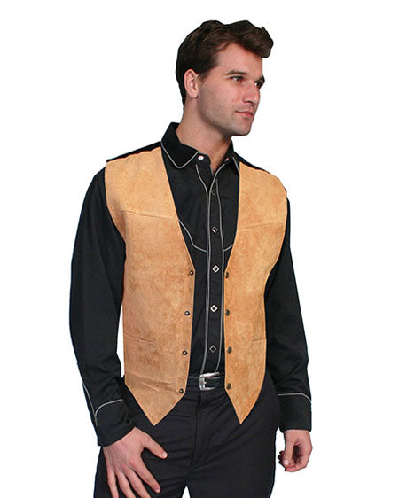 Men's Boar Suede Vest