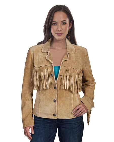 Women's Fringe Lacing Jacket