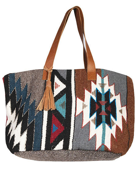 Women's Serape Wool Tote