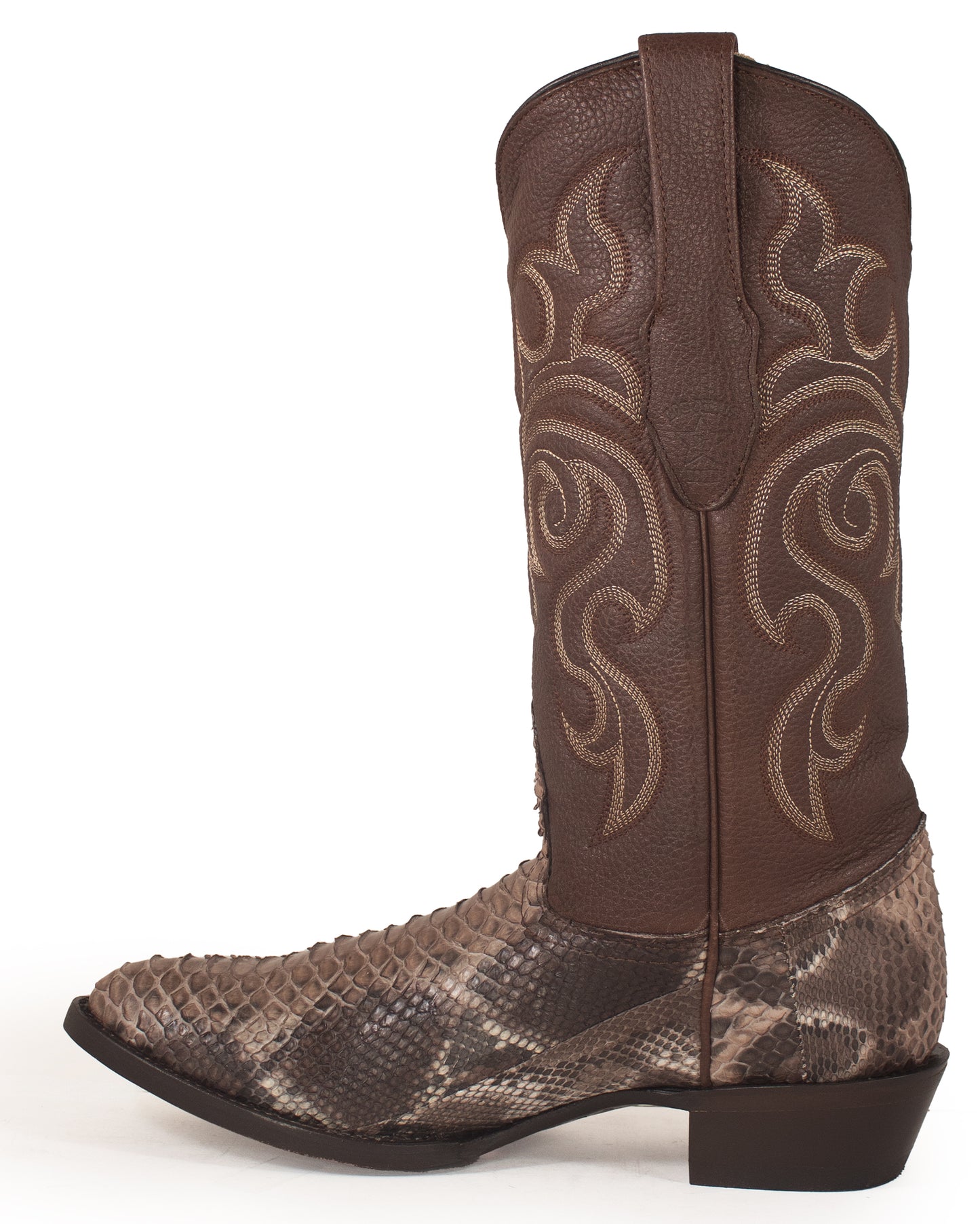 Men's Python R Toe Western Boots