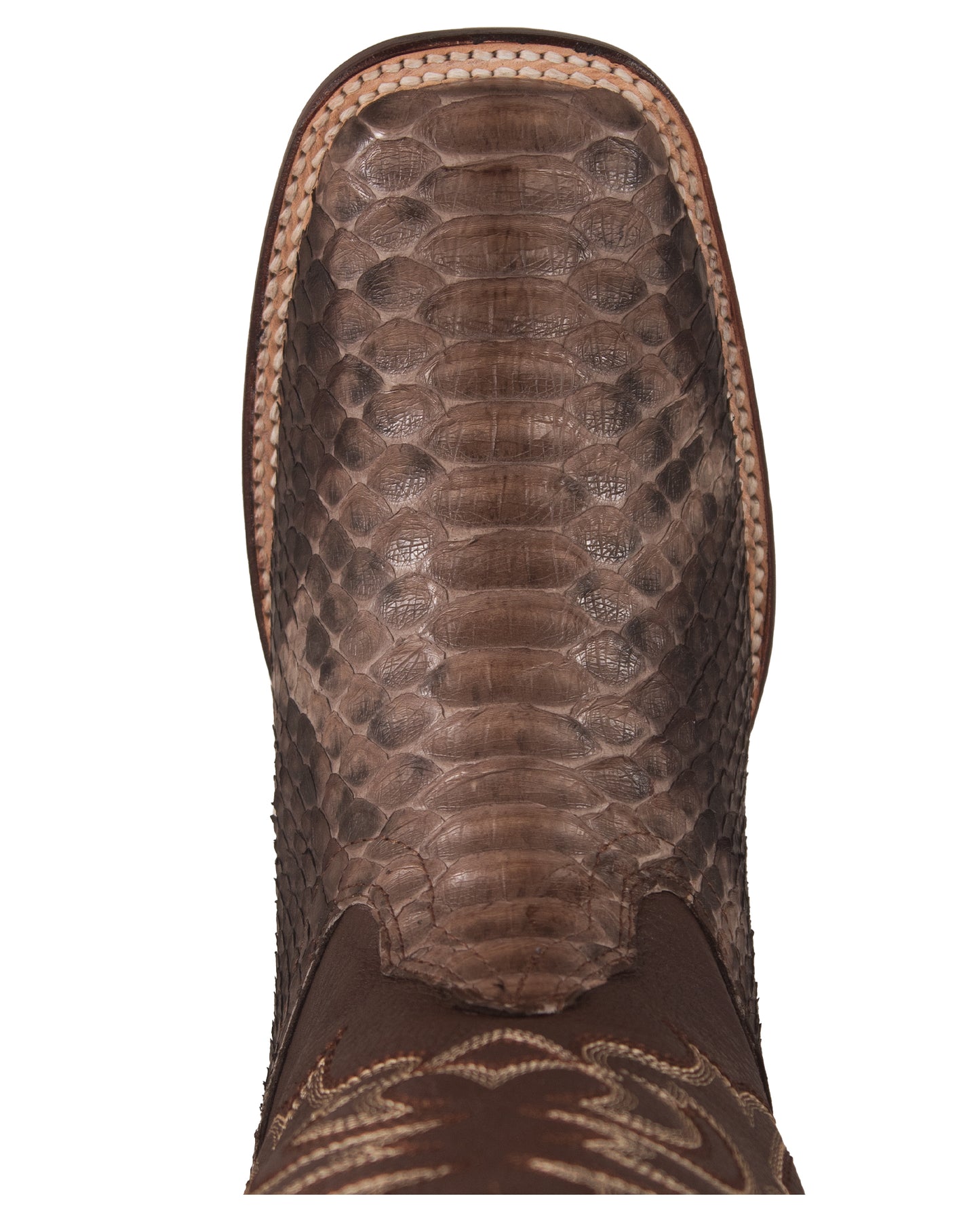 Men's Python Square Toe Western Boots