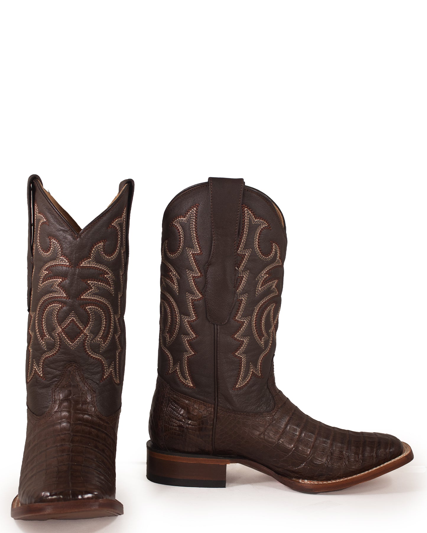 Men's Caiman Belly Western Boots