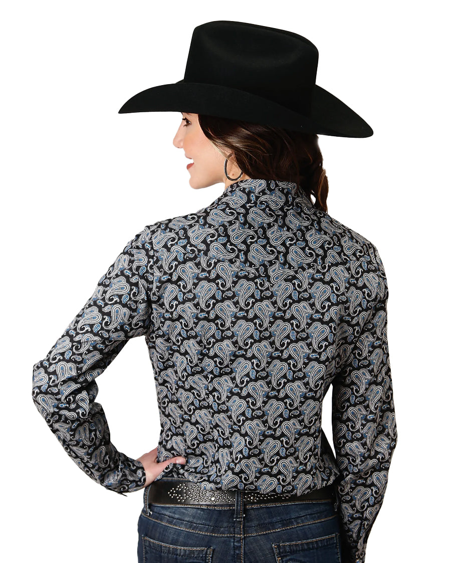 Women's Starry Night Paisley Western Shirt