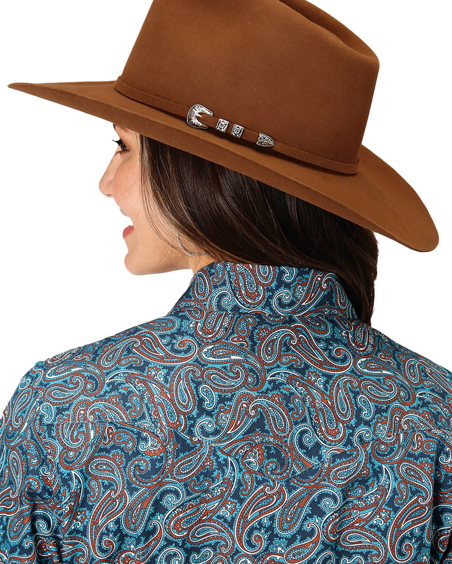 Women's Blue Canyon Paisley Western Shirt