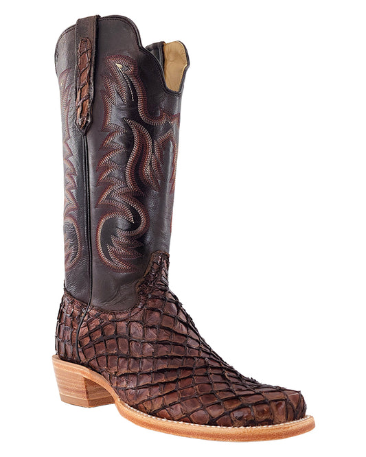 Men's Chocolate Exotic Western Boots