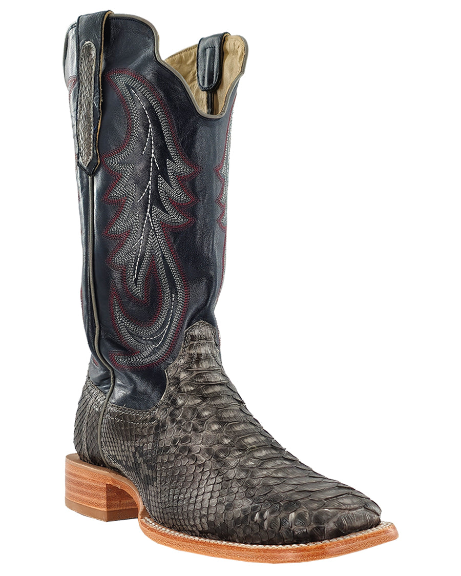 Men's Pacific Sueded Exotic Western Boots