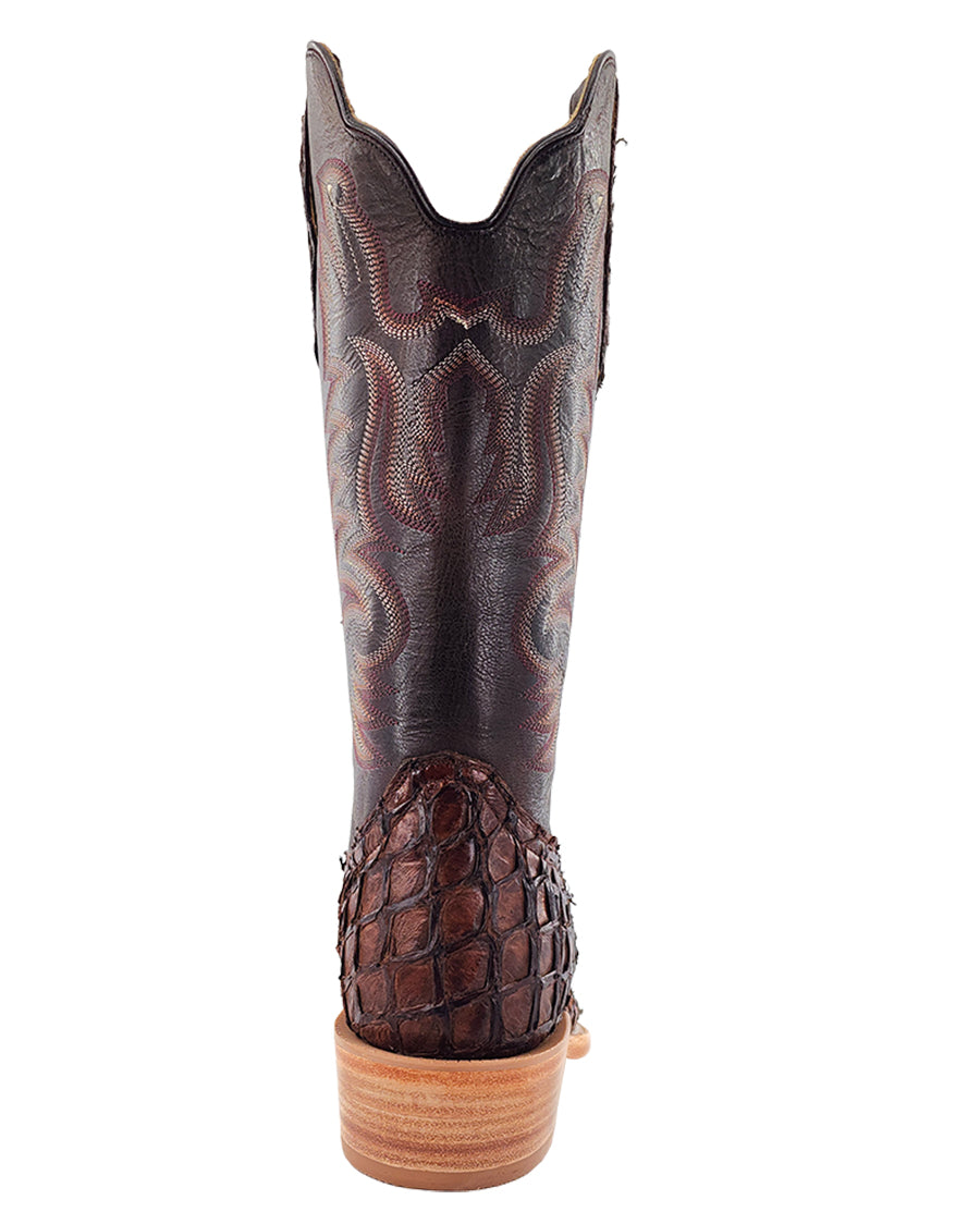 Men's Chocolate Exotic Western Boots