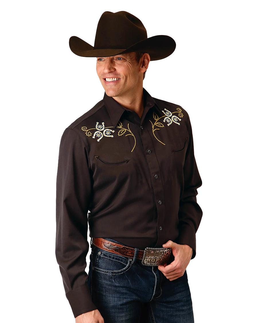 Men's Long Sleeve Western Shirt