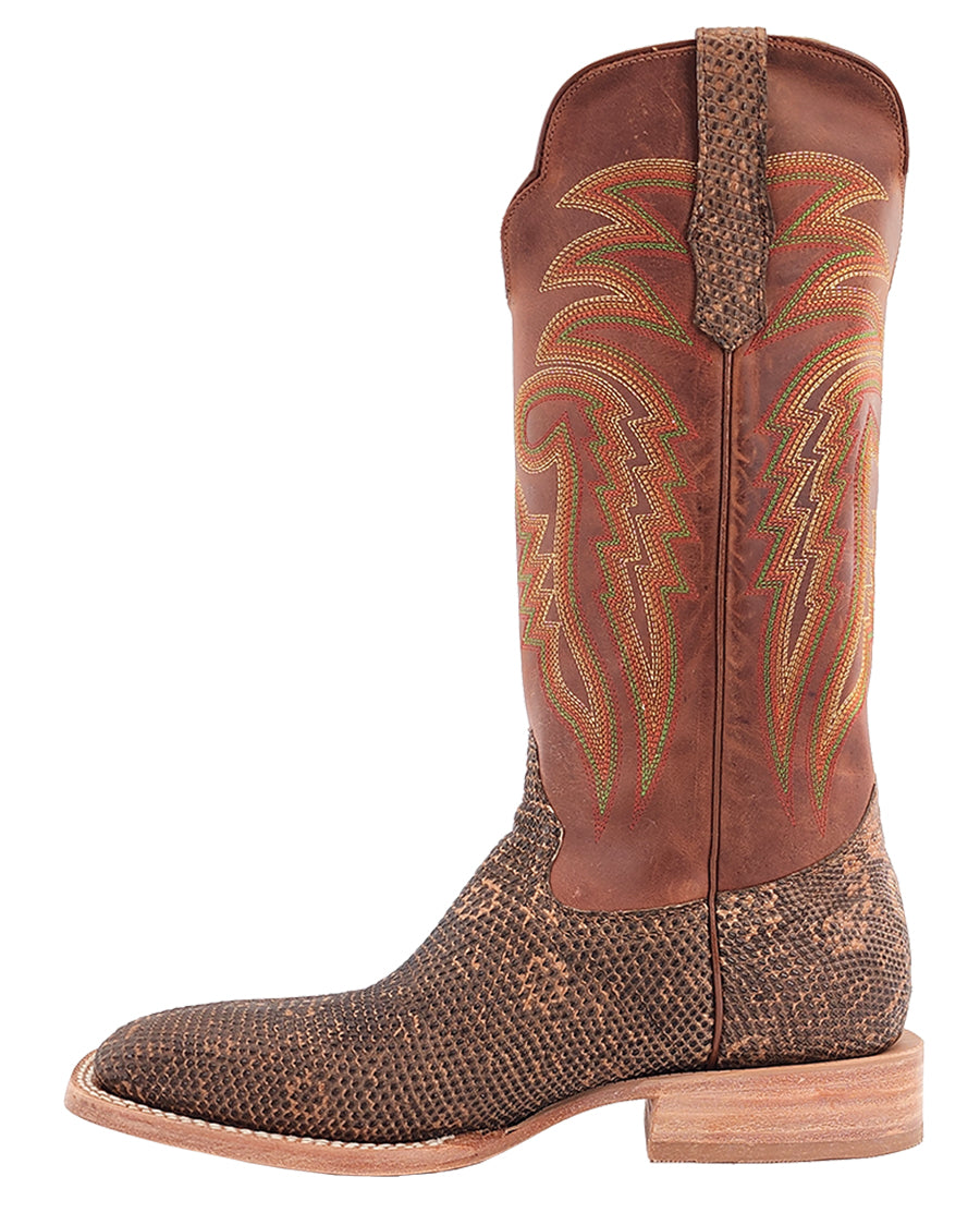 Men's Cognac Ringtail Exotic Western Boots