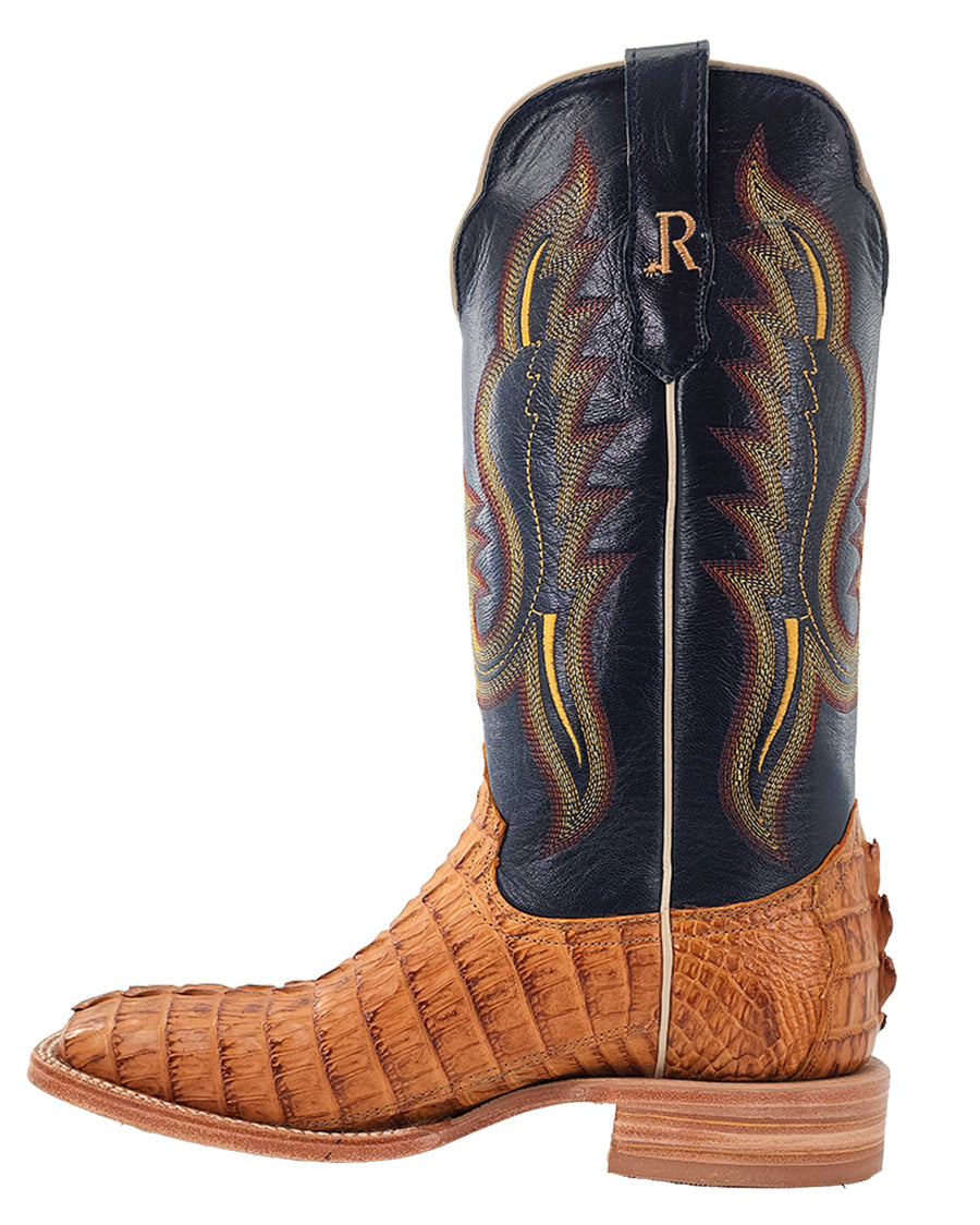 Men's Saddle Exotic Western Boots