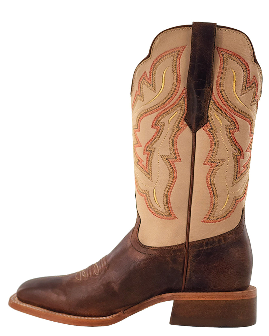 Women's Mad Ivory Goat Western Boots