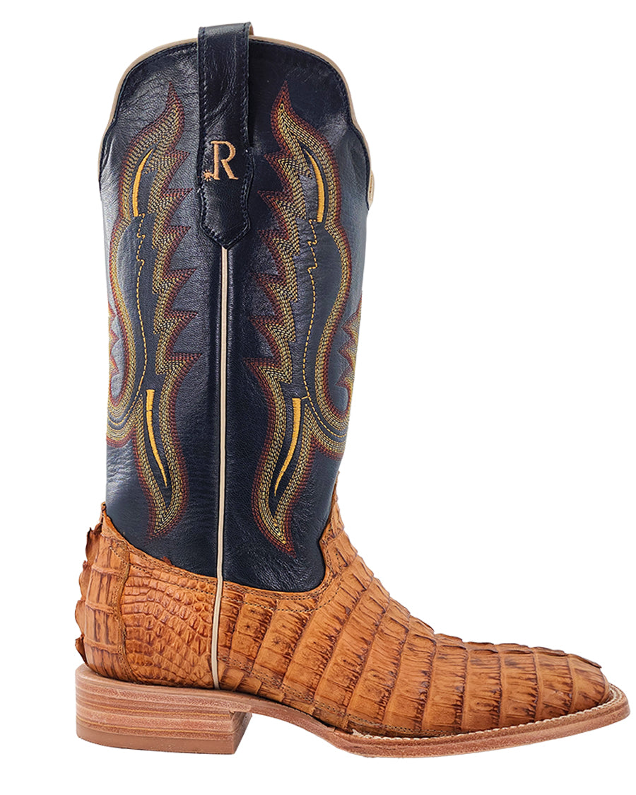 Men's Saddle Exotic Western Boots