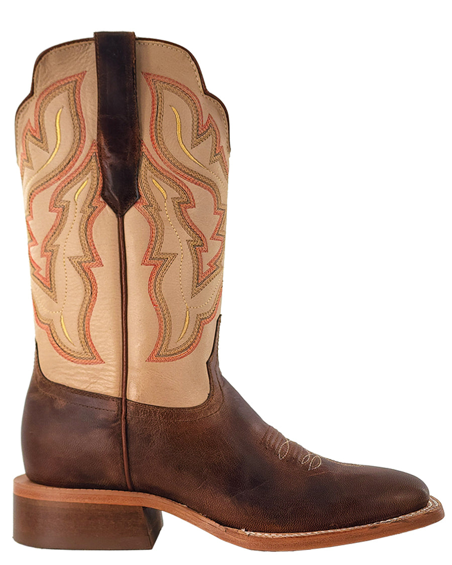 Women's Mad Ivory Goat Western Boots