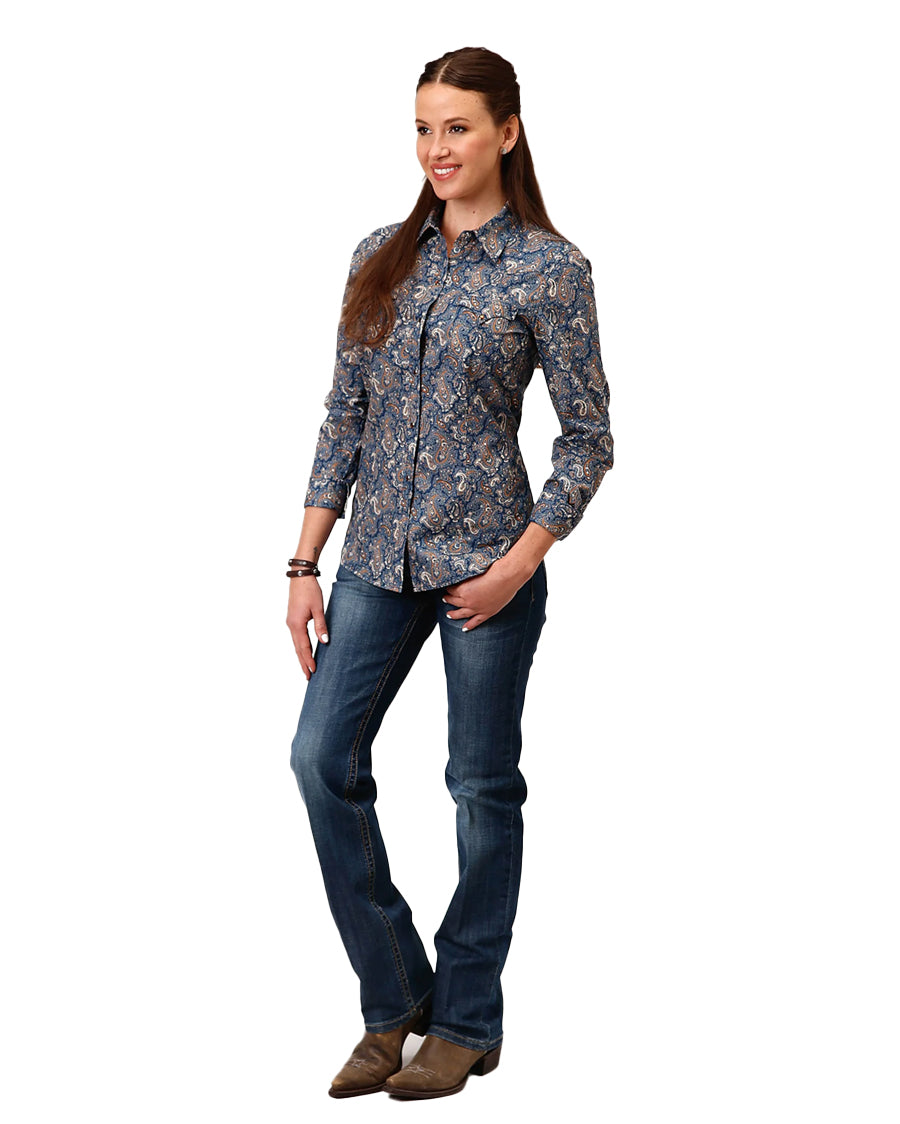 Women's River Paisley Print Western Shirt