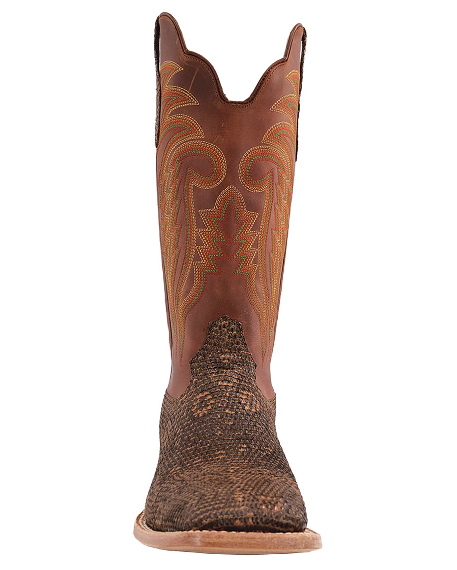 Men's Cognac Ringtail Exotic Western Boots