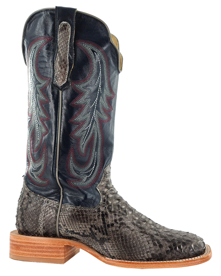 Men's Pacific Sueded Exotic Western Boots