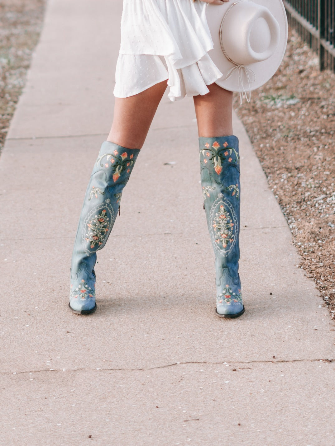 Women's Flower Child Western Boots