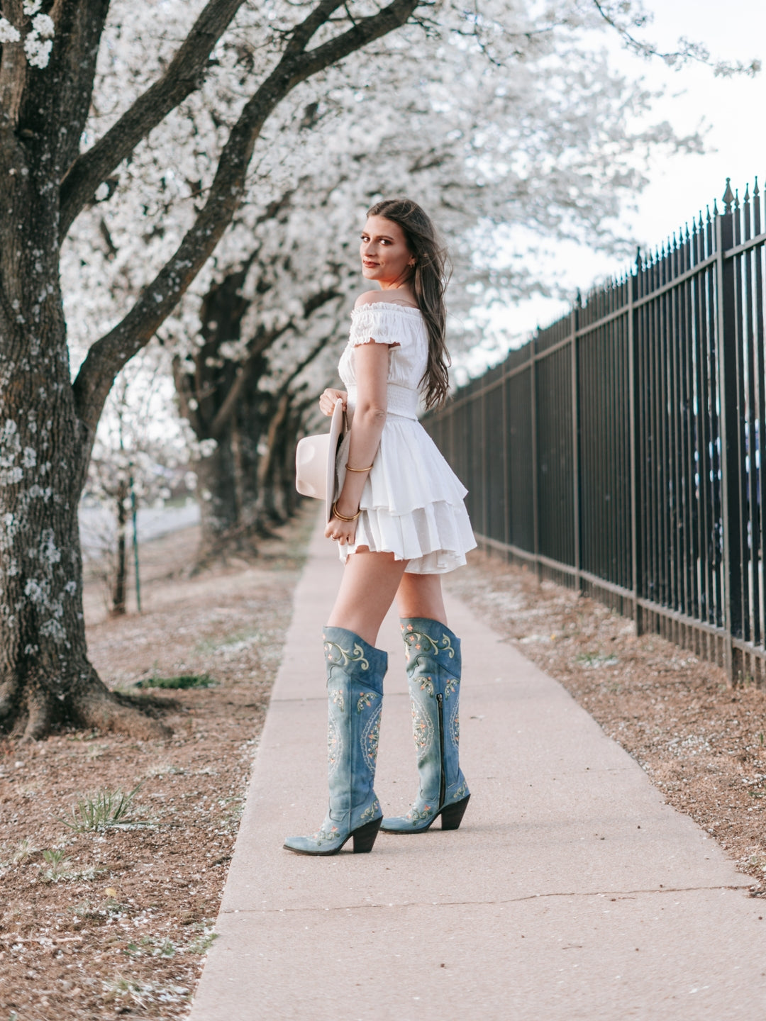 Women's Flower Child Western Boots