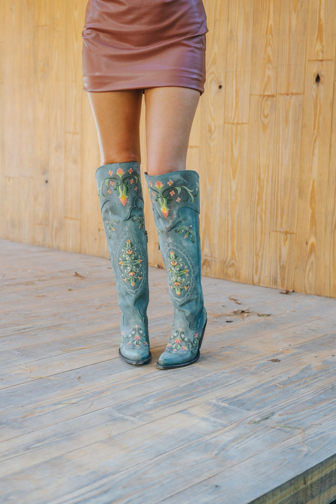 Women's Flower Child Western Boots