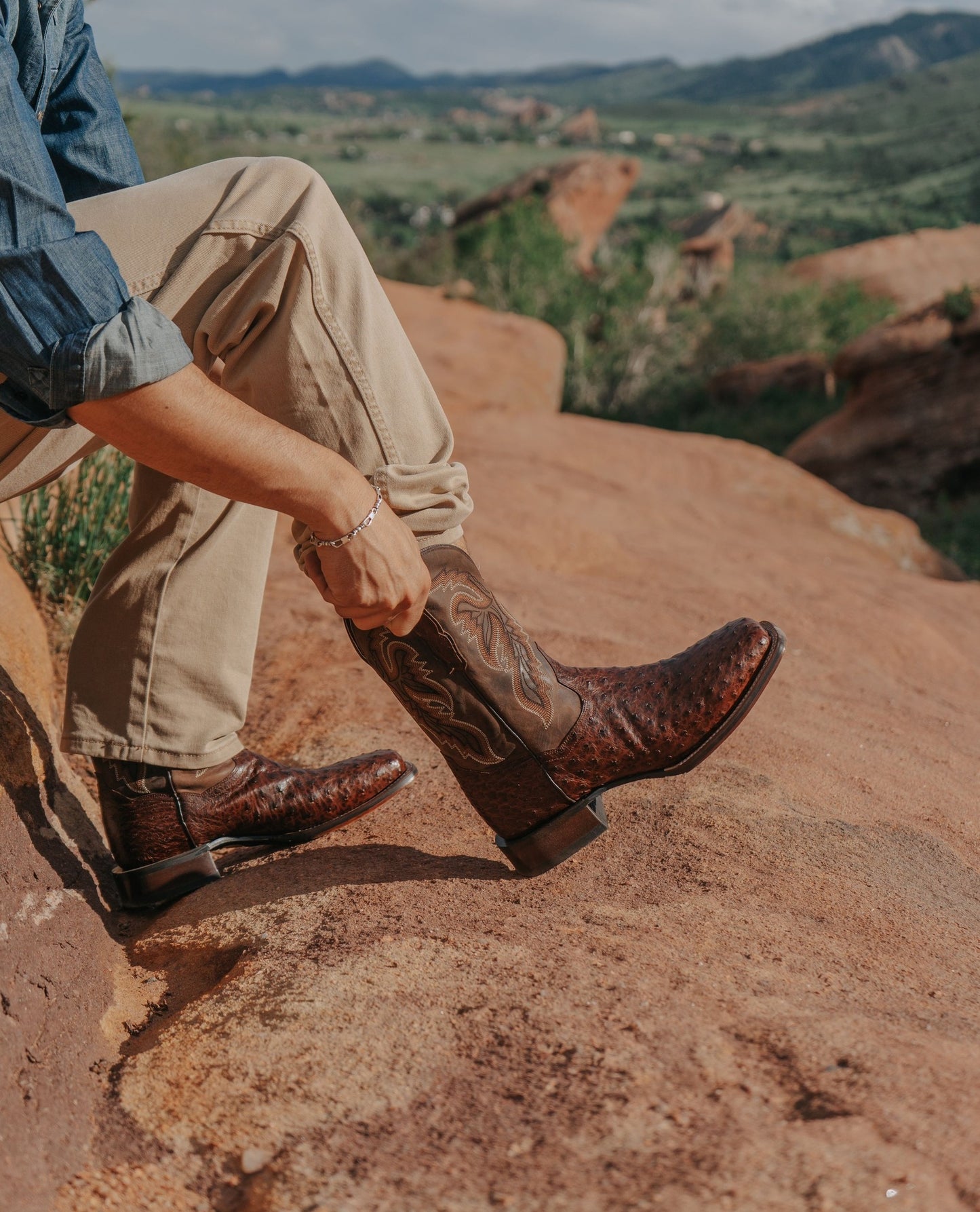 Men's Alamosa Ostrich Boots