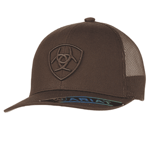 Brown Hat with the Ariat Logo