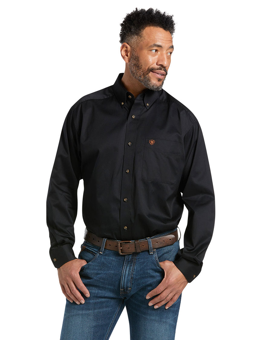 Men's Solid Twill Classic Fit Shirt