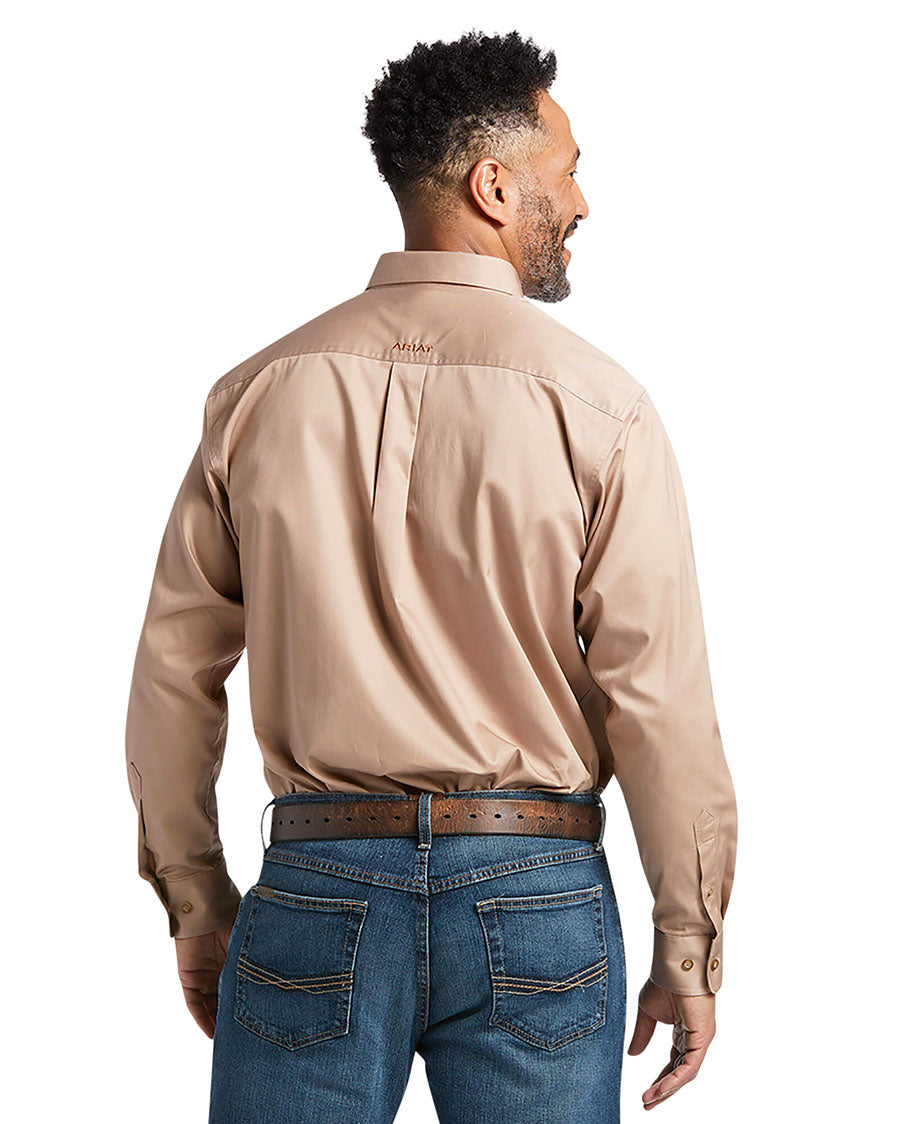 Men's Solid Twill Classic Fit Shirt