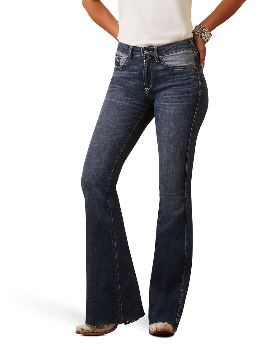 Ariat Women's R.E.A.L. High Rise Doba Flare Jeans