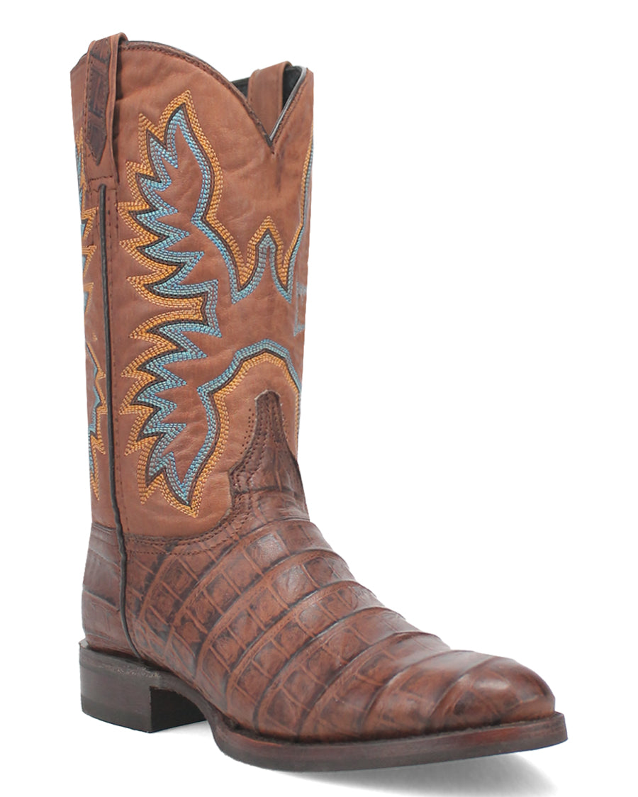 Men's Trail Boss Gator Print Western Boots