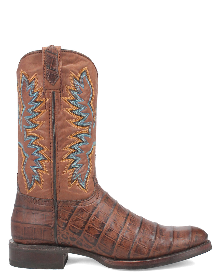 Men's Trail Boss Gator Print Western Boots