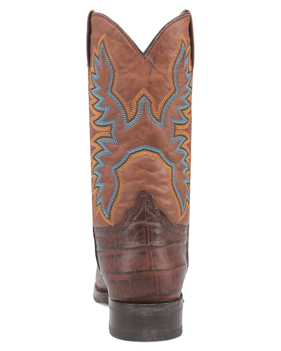 Men's Trail Boss Gator Print Western Boots