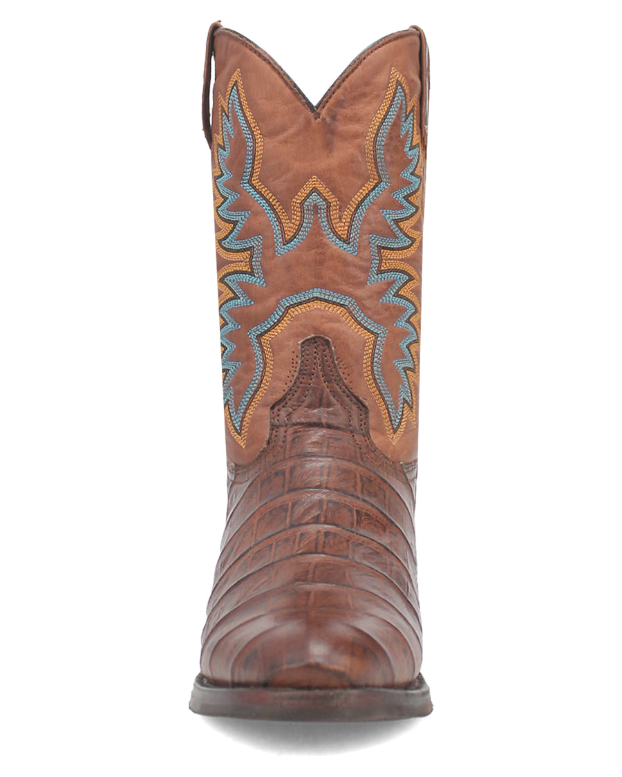 Men's Trail Boss Gator Print Western Boots