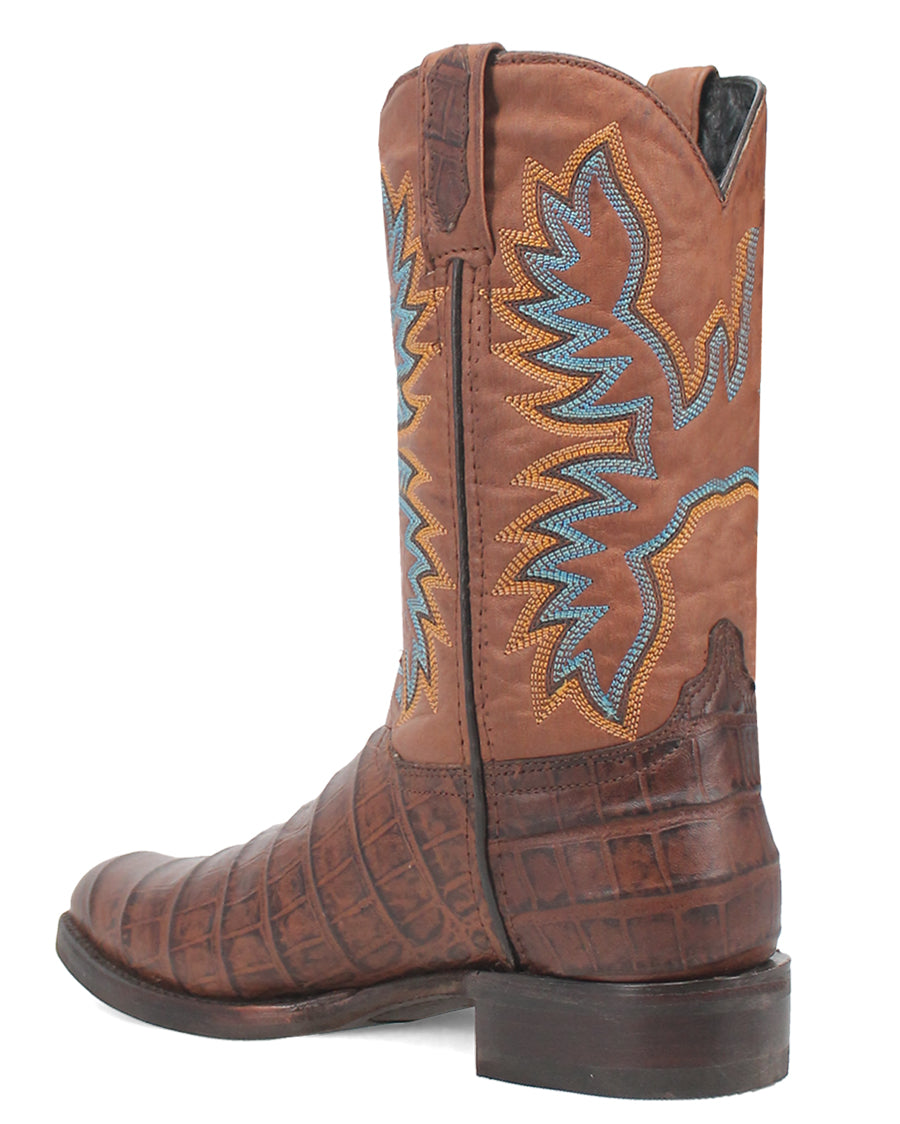 Men's Trail Boss Gator Print Western Boots