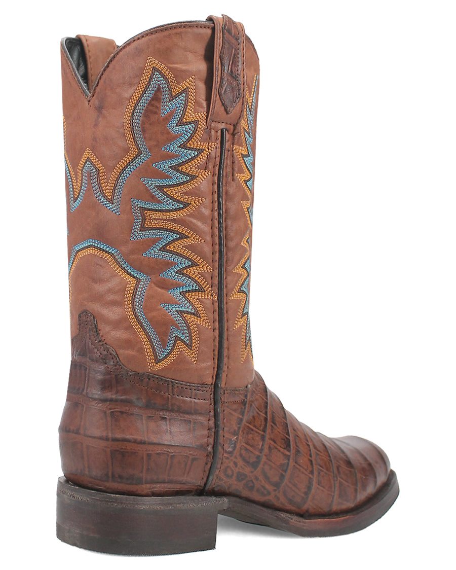 Men's Trail Boss Gator Print Western Boots