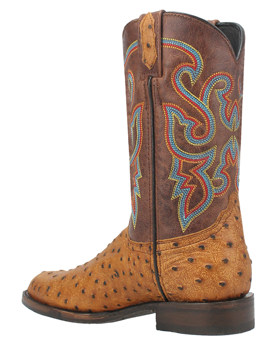 Men's Ranger Ostrich Print Western Boots