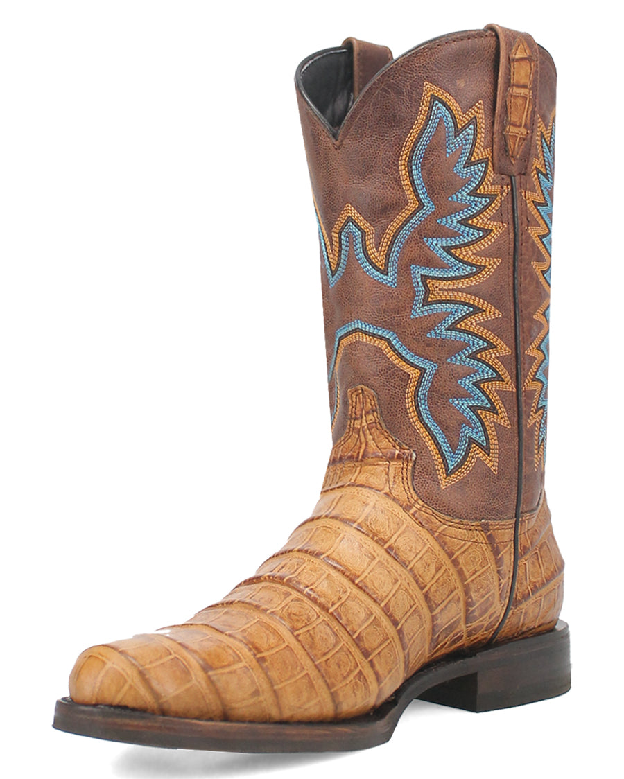 Men's Trail Boss Gator Print Western Boots