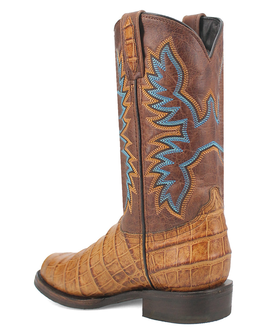 Men's Trail Boss Gator Print Western Boots