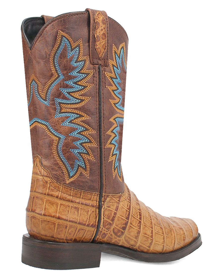 Men's Trail Boss Gator Print Western Boots