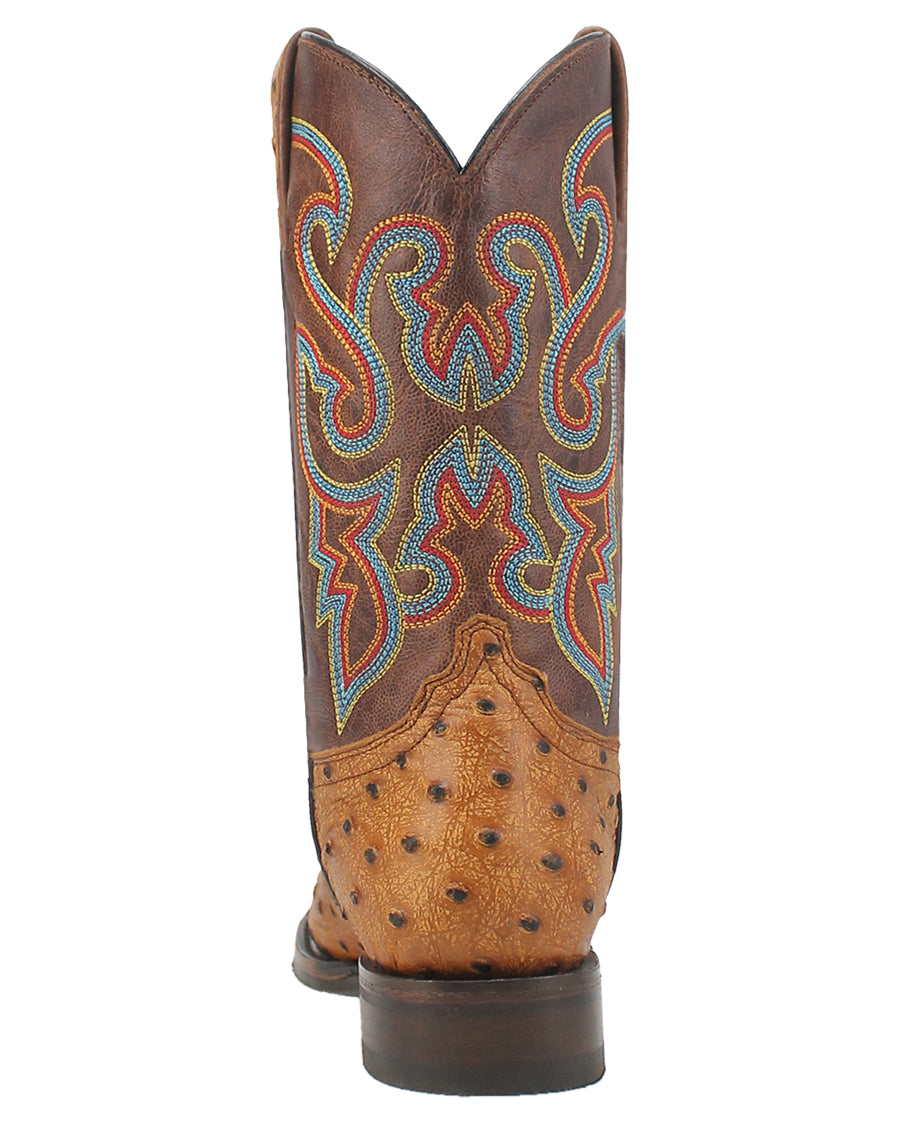 Men's Ranger Ostrich Print Western Boots