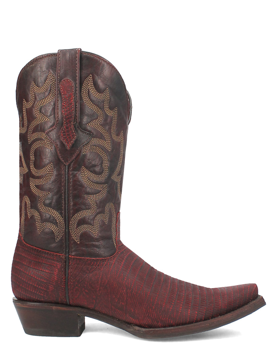 Men's The Duke Lizard Print Western Boots